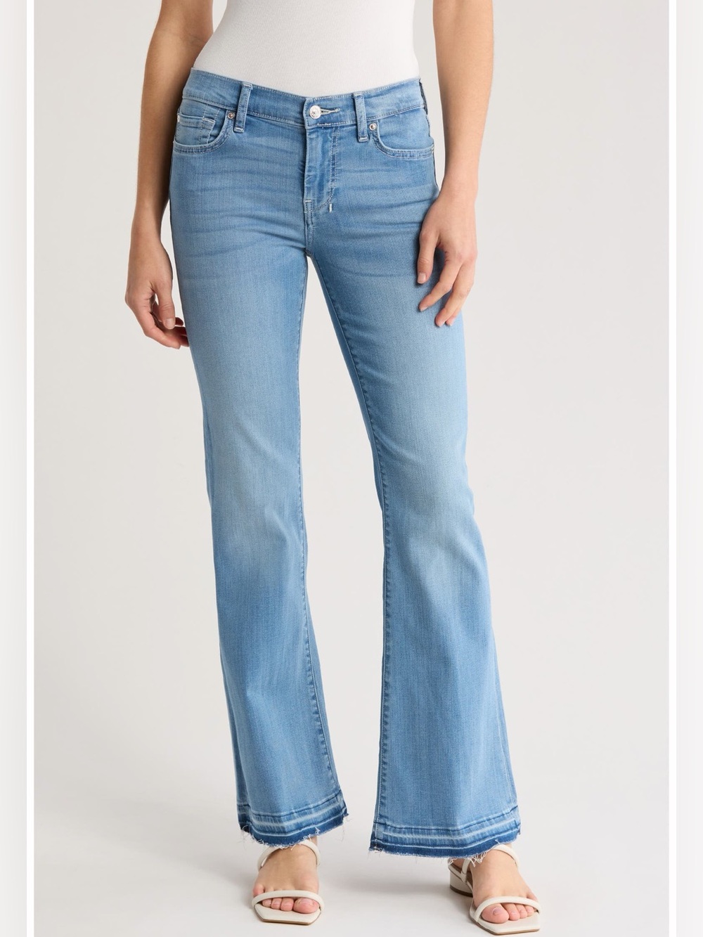 NWT 7 For All Mankind DOJO Tailorless In Marrakech with Unrolled Hem Size 27 - Picture 1 of 10